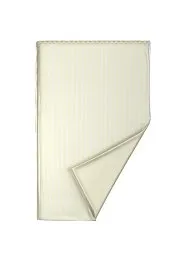Cearshaf pentru plapuma premium woven cotton sateen stripe cream v f1