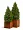 Кашпо TREEZ Effectory Corten Steel Куб Бархатистая окись 50х50х50 см 2880482