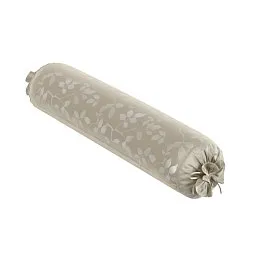 Pillow Case Lux Jacquard Cotton Taupe Tree Leaves Roll Classic F1