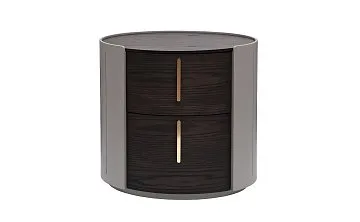 Тумбочка 2 ящика темный шпон 77IP-30200