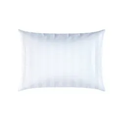Pillow Case Premium Woven Cotton Sateen Stripe White Standart V 4/0