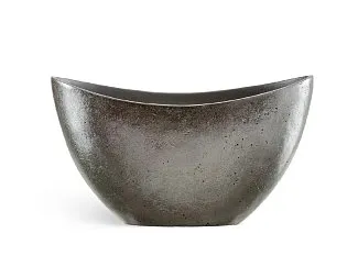 Кашпо TREEZ Effectory Metal Лодка малая Стальное серебро в-20 см, ш-18 см, д-37 см 4/4