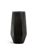 Товар Кашпо TREEZ Effectory Crystal Высокий многогранник Антрацит в-97, д-41х36 1/1 добавлен в корзину