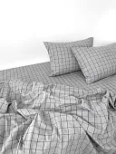 Товар Uni sheet washed cotton grey denim square bez rezinki добавлен в корзину