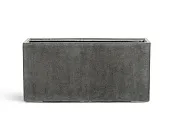 Товар Кашпо TREEZ Effectory Beton Низкий прямоугольник Тёмно-серый бетон д-40, ш-20, в-22 см добавлен в корзину