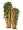 Кашпо TREEZ Effectory Metal Высокий конус Design Wave Сусальное золото в-75 см, д-34 см 2945159