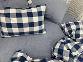 Товар Uni sheet washed cotton blue denim bez rezinki добавлен в корзину