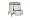 Тумбочка белая 2 ящика d51*55см 77IP-GD009-TUMB 2942750