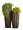 Кашпо TREEZ Effectory Metal Высокий конус Design Wave Чернёная бронза в-75 см, д-34 см 2879621