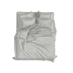Set Royal Cotton Sateen Cold Grey