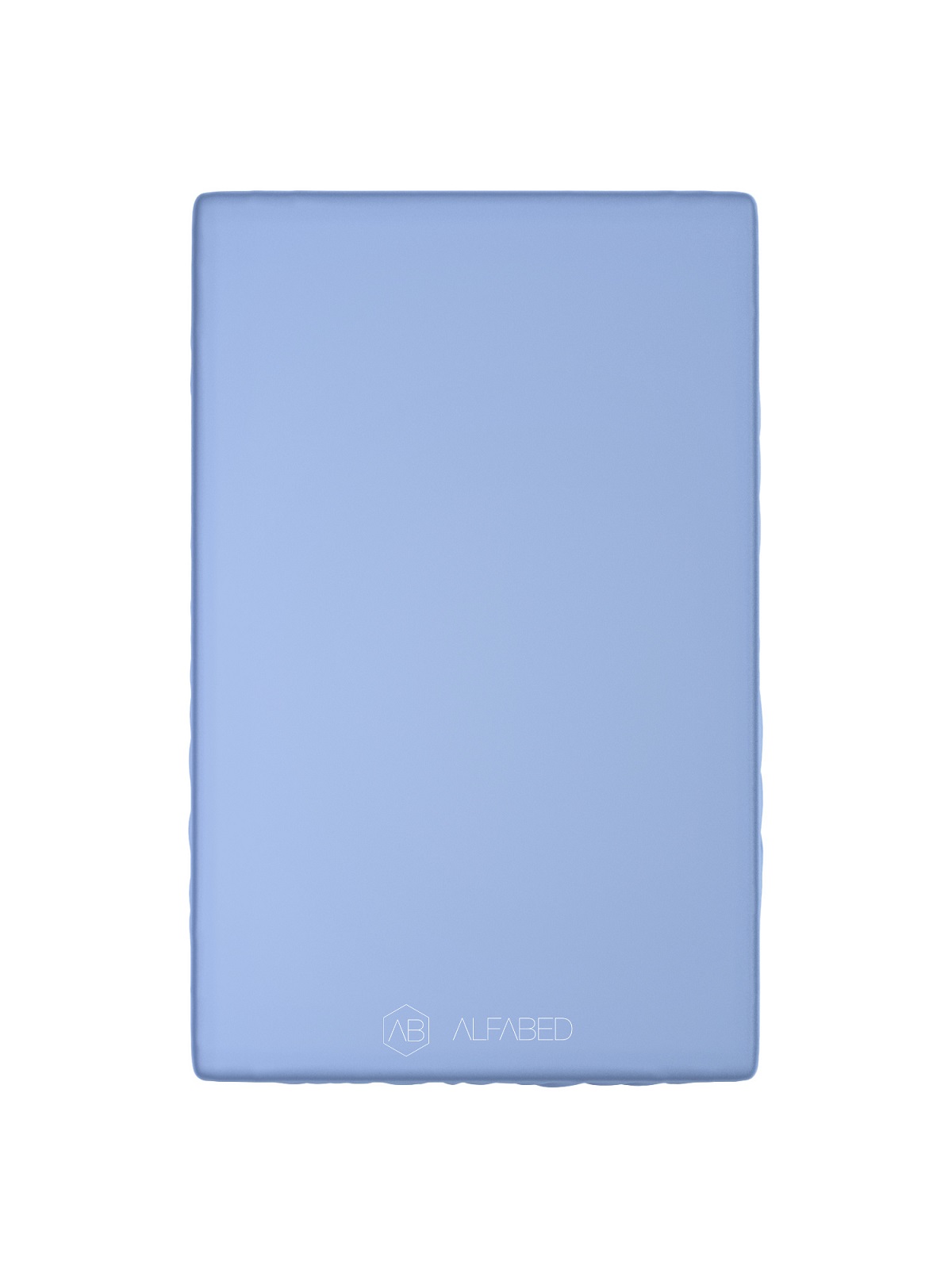 Pillow Top Fitted Sheet Royal Cotton Sateen Bright Blue H-10