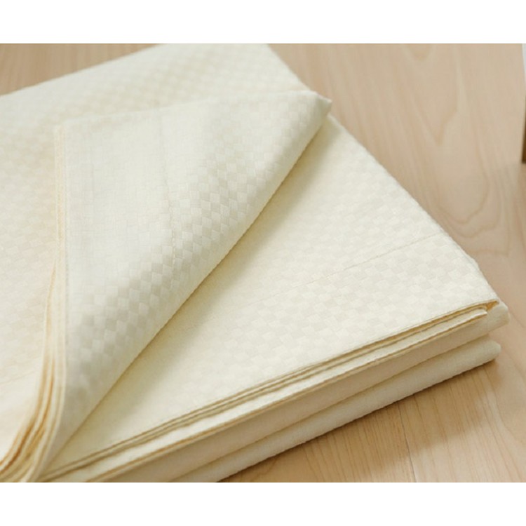 Fata de perna premium cotton sateen cream chess cream 23
