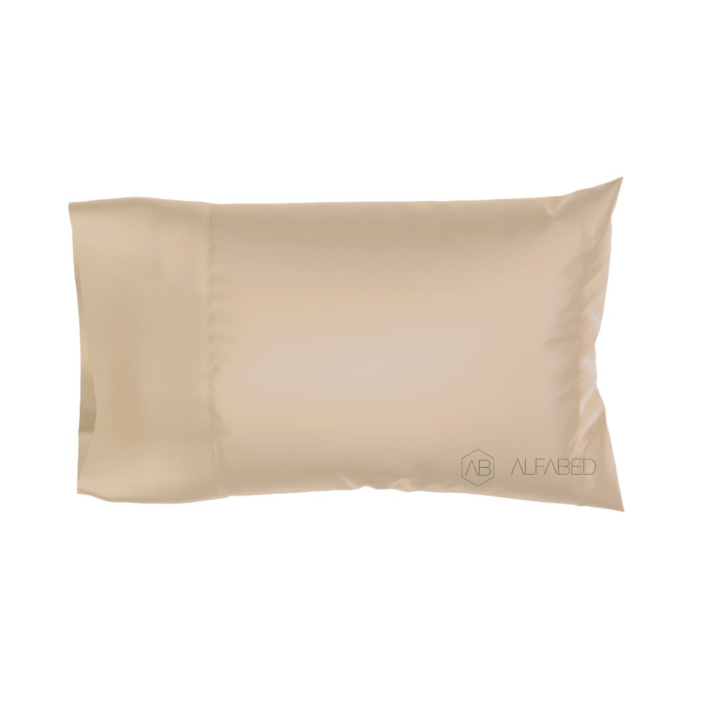Pillow Case Royal Cotton Sateen Coffee Hotel H 4/0