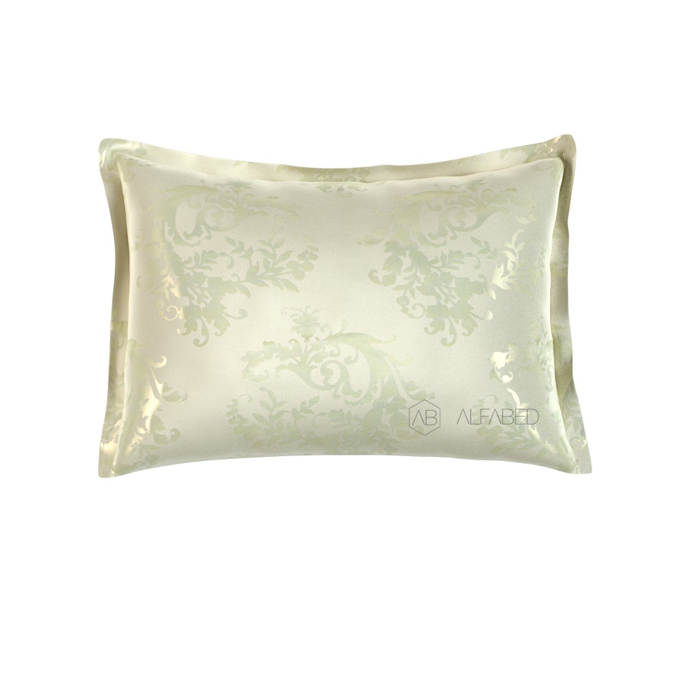 Fata de perna lux double face jacquard modal vineyard cream 3 3