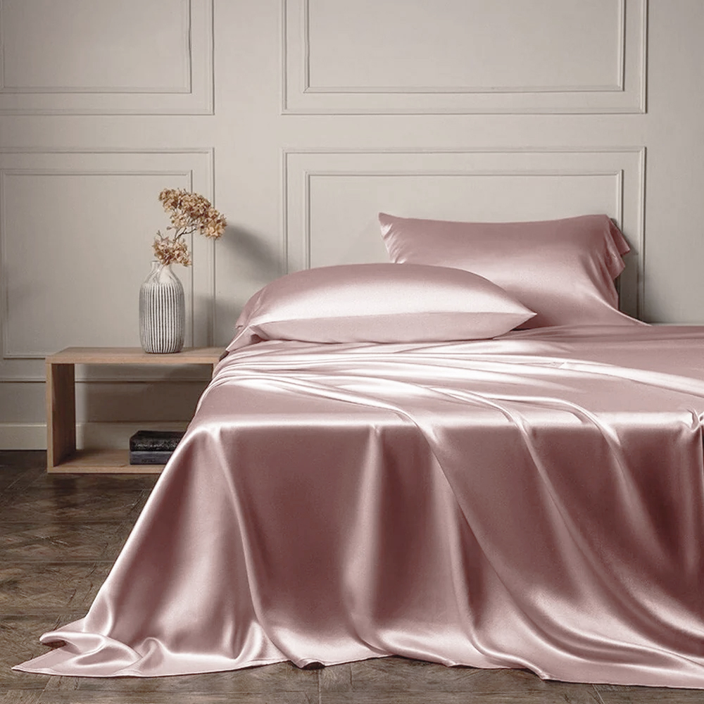 Duvet Cover 100% Silk Joyful Rose