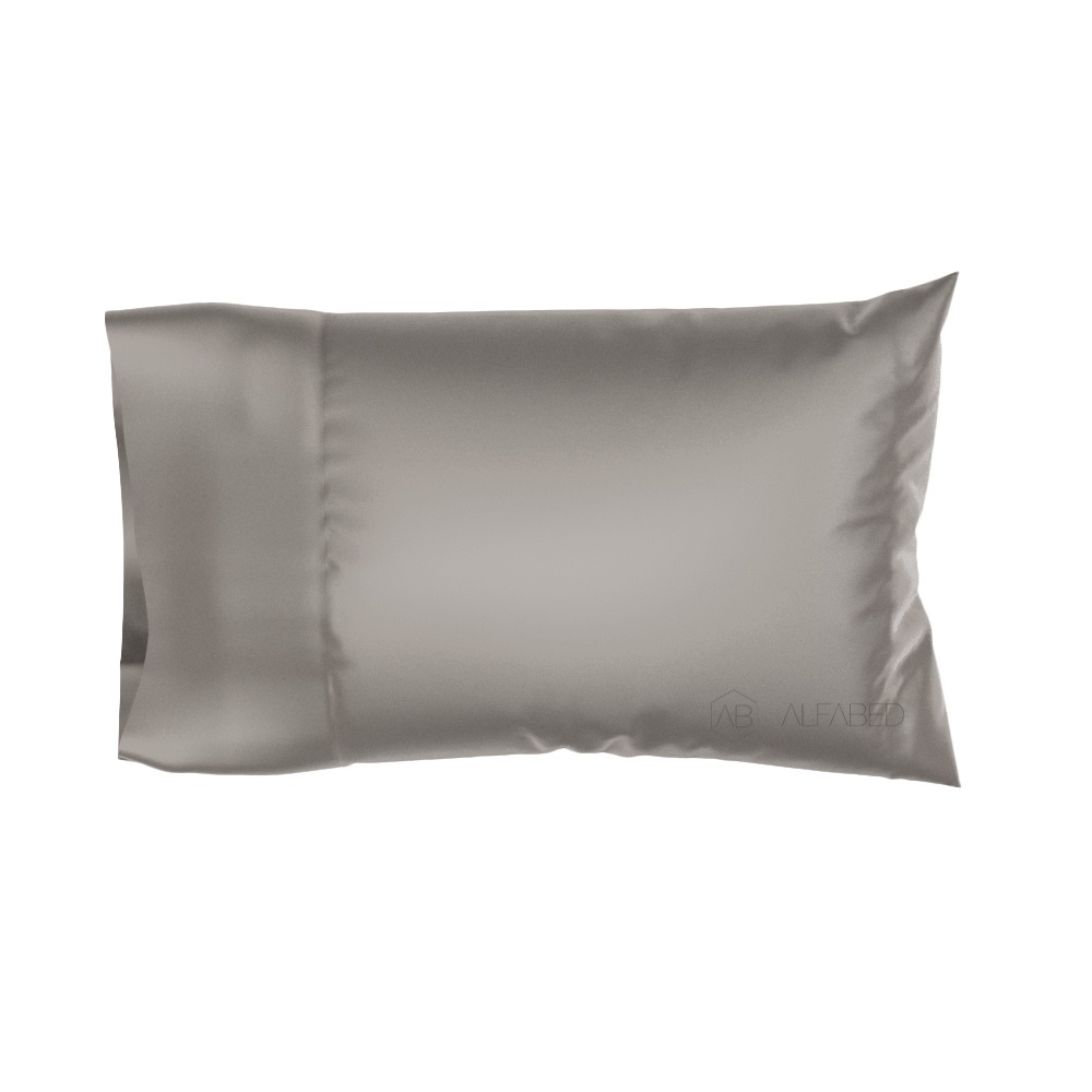 Pillow Case Premium Cotton Sateen Warm Grey Hotel H 4/0