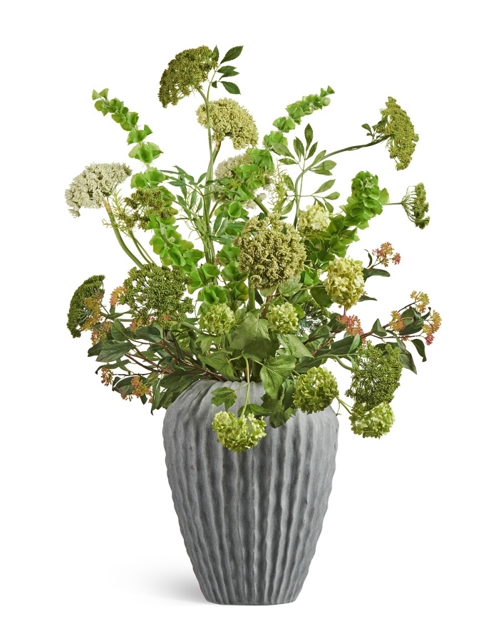 Композиция "Flower Inspiration" в вазе Moho дымчато-серый песок (ELE) 1/1