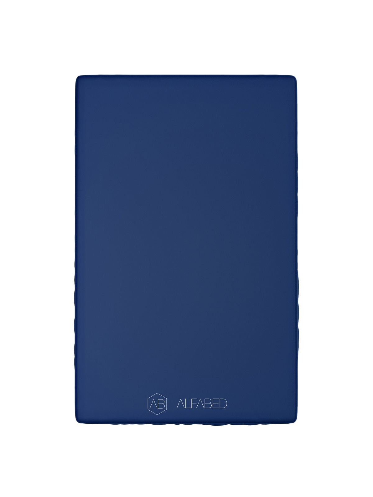 Pillow Top Fitted Sheet Royal Cotton Sateen Dark Blue H-10 