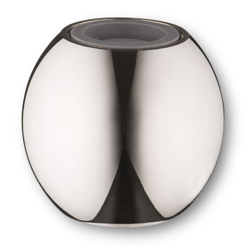 Ножка Round Shiny Chrome H 7 cm