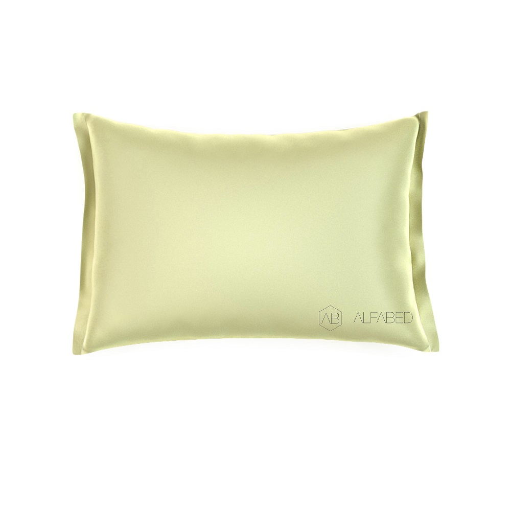 Pillow Case Royal Cotton Sateen Citron 3/2