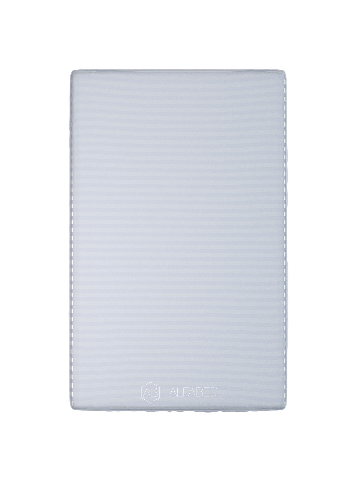 Uni-Sheet Premium Woven Cotton Sateen Stripe Grey H H-0 (без резинки)1