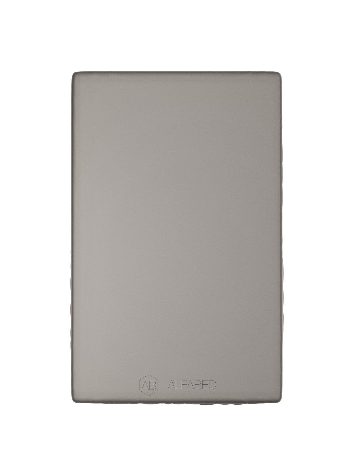Fitted Sheet Premium Cotton Sateen Warm Grey H-40
