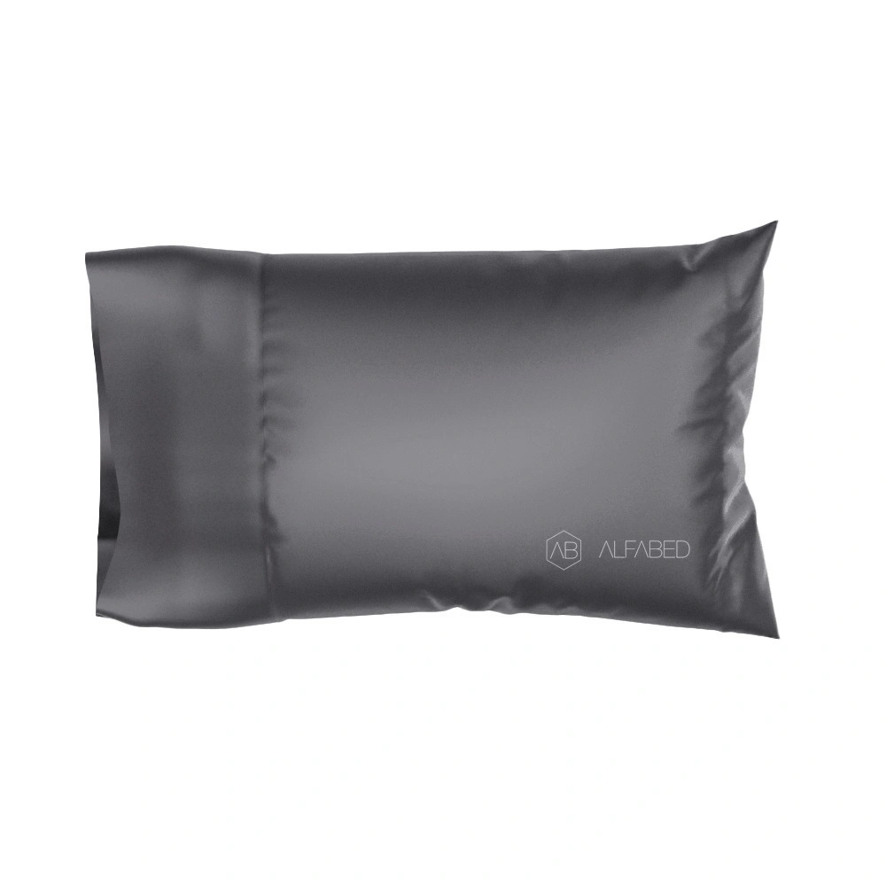Pillow Case Royal Cotton Sateen Carbon Hotel 4/0