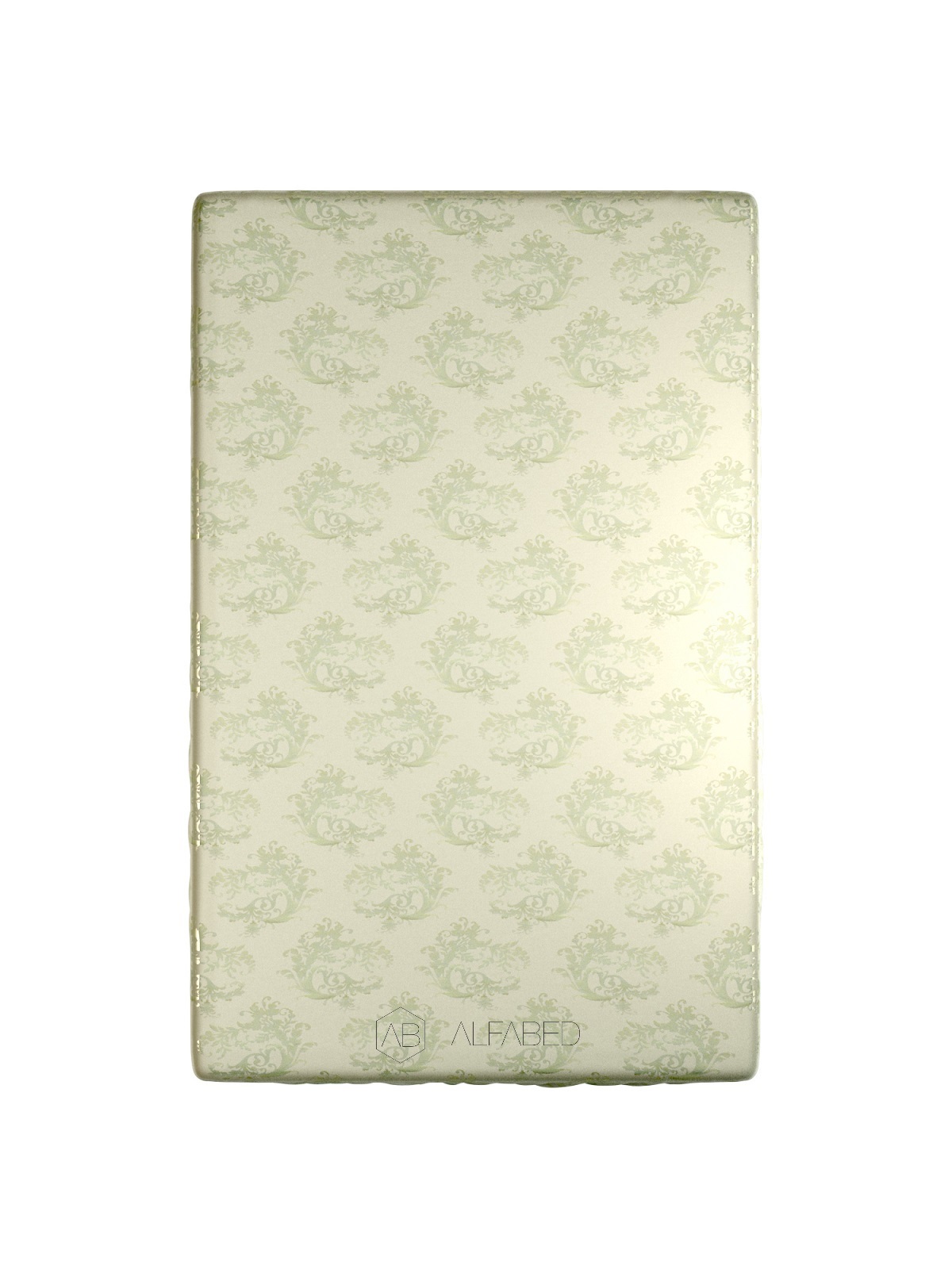Fitted Sheet Lux Double Face Jacquard Modal Vineyard Cream H-201