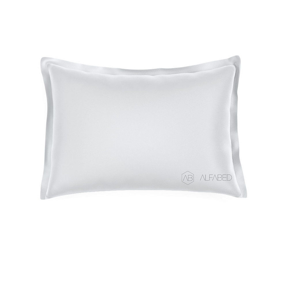 Pillow Case Premium Cotton Sateen White 3/3