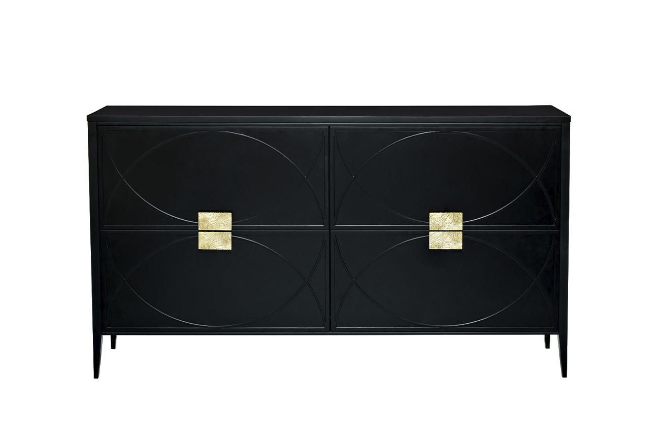 Комод черный 151SV-00001