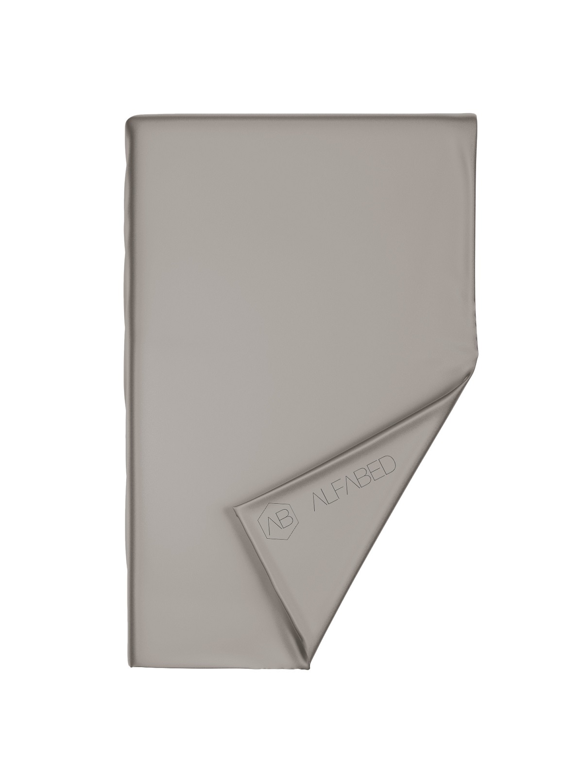 Duvet Cover Premium Cotton Sateen Warm Grey F1 ZIP