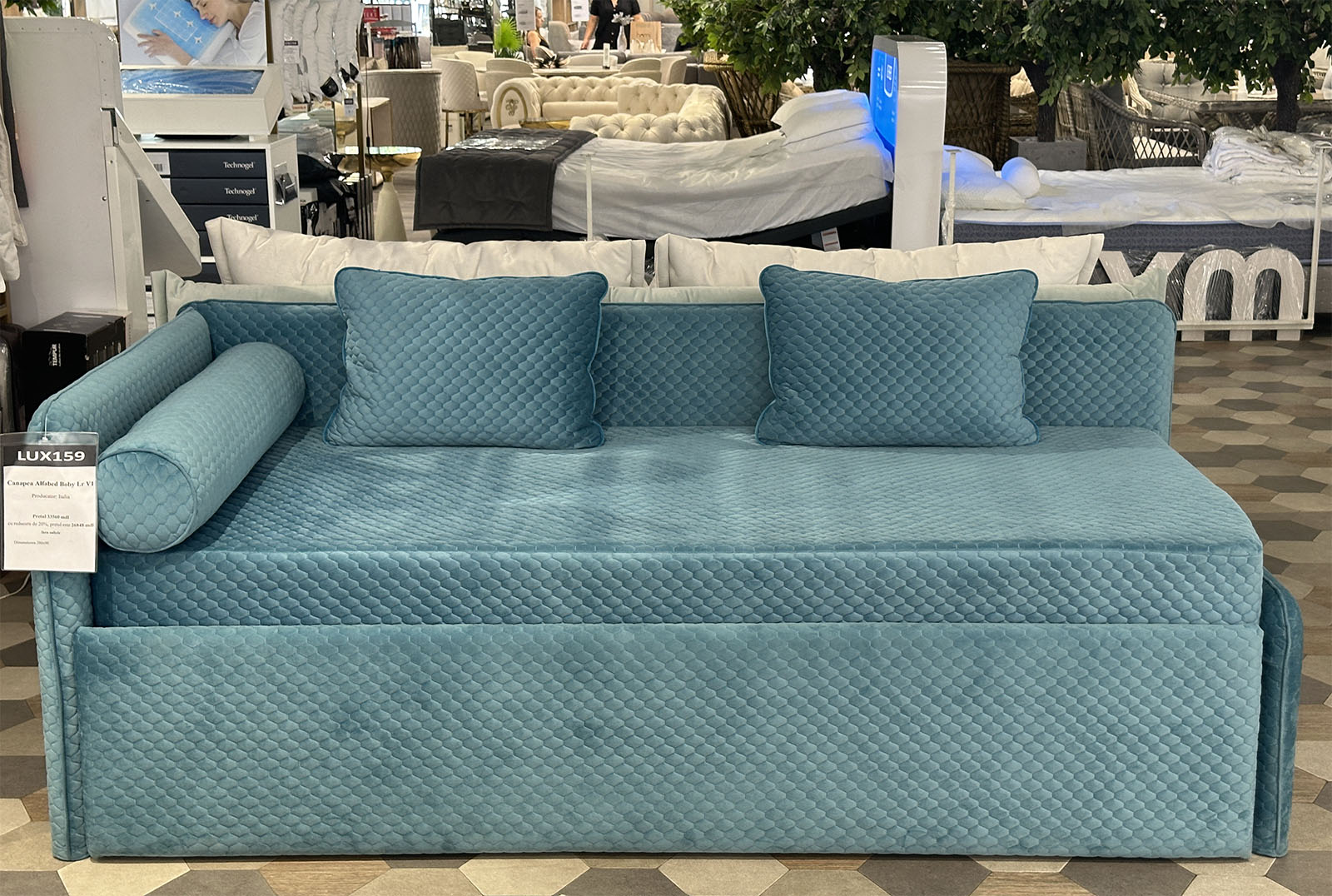 Alfabed Roxy Boby Style Left Side cu locul de dormit extensibil disponibil 	2