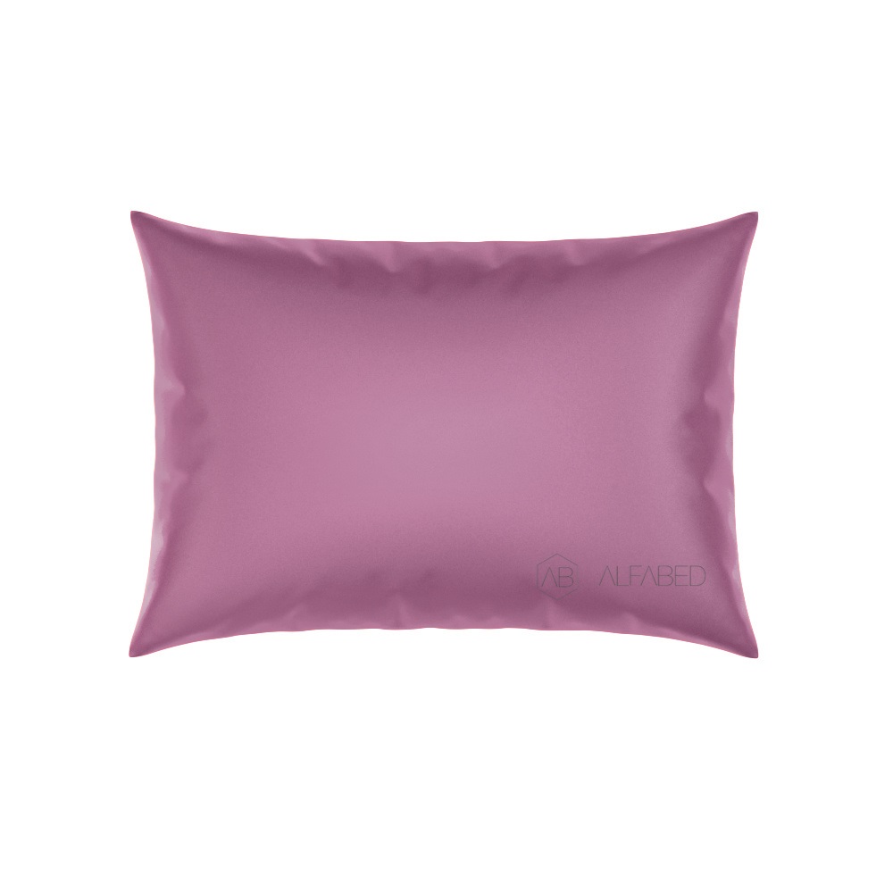 Pillow Case Premium Cotton Sateen Burgundy Standart 4/0