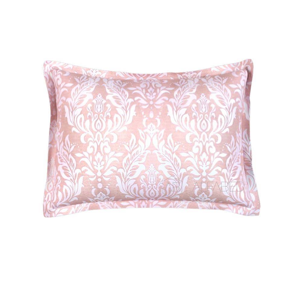 Fata de perna royal double face jacquard modal harem peach 3 4
