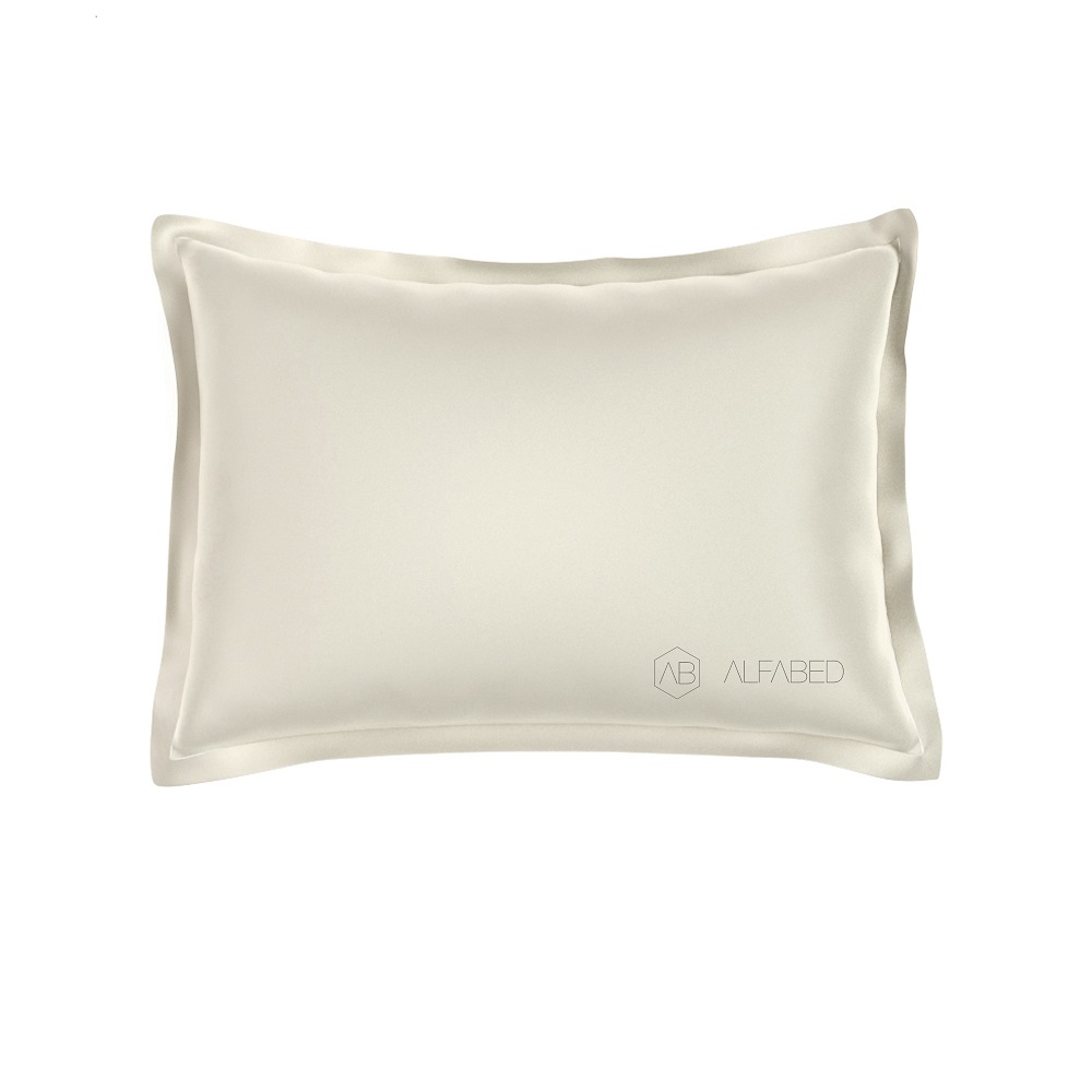 Pillow Case Premium Cotton Sateen Cream 3/4