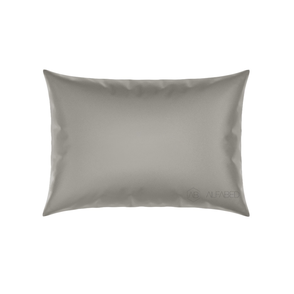 Pillow Case Royal Cotton Sateen Warm Grey Standart 4/0