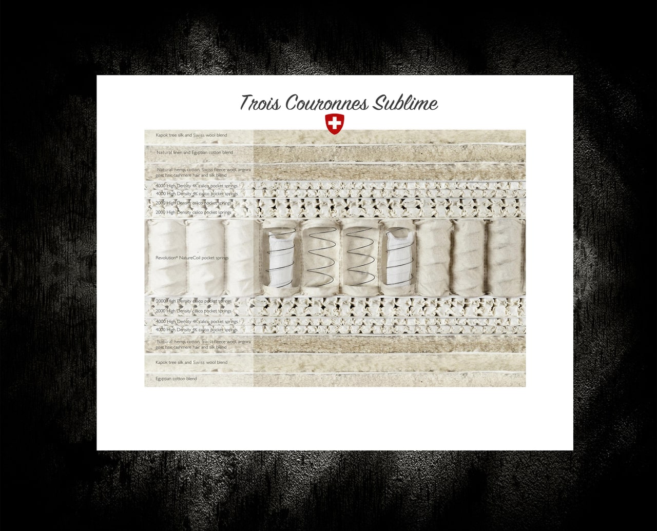 Saltea trois couronnes sublime