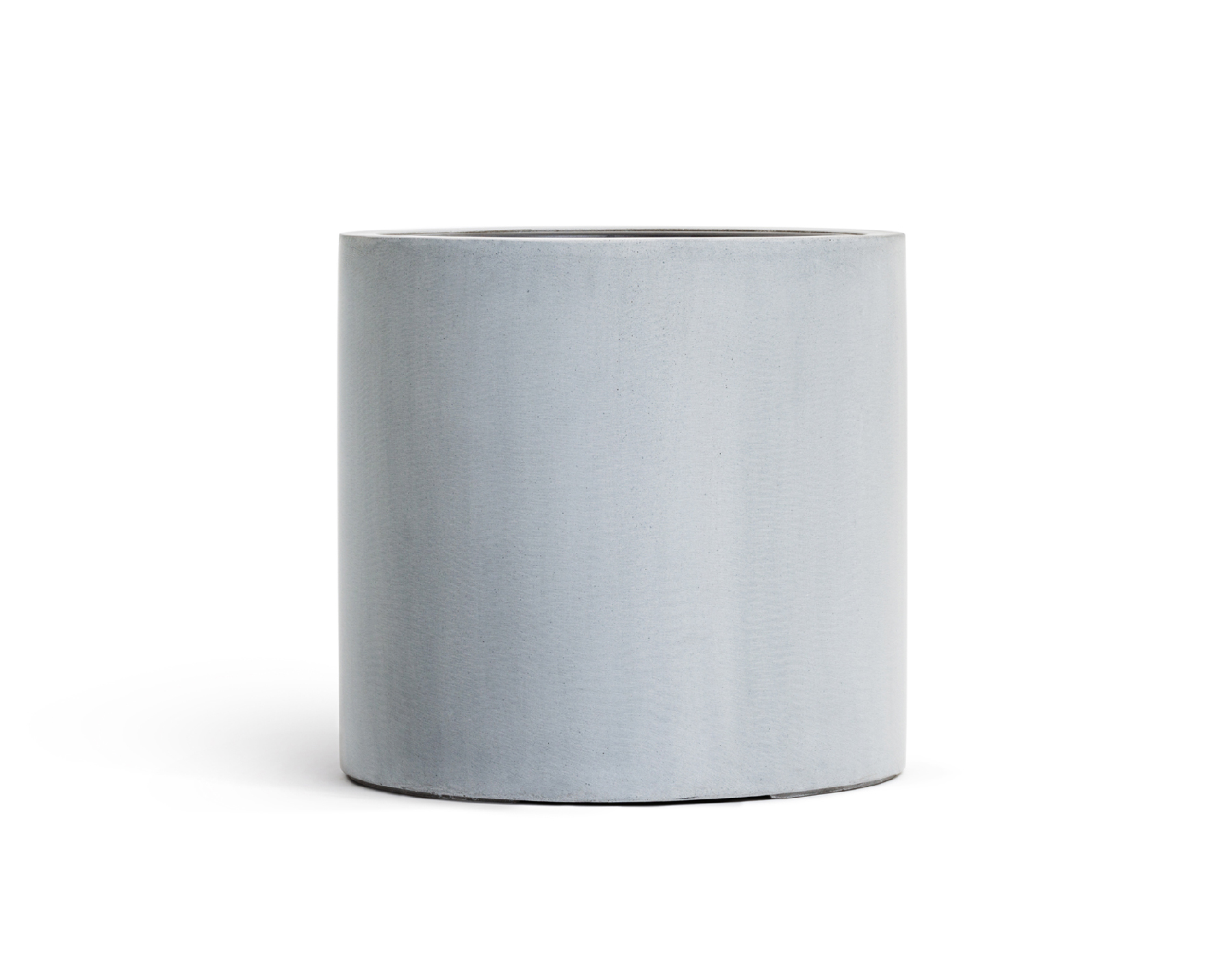 Кашпо TREEZ Effectory Beton Цилиндр Серый ледник в-31 см, д-31 см