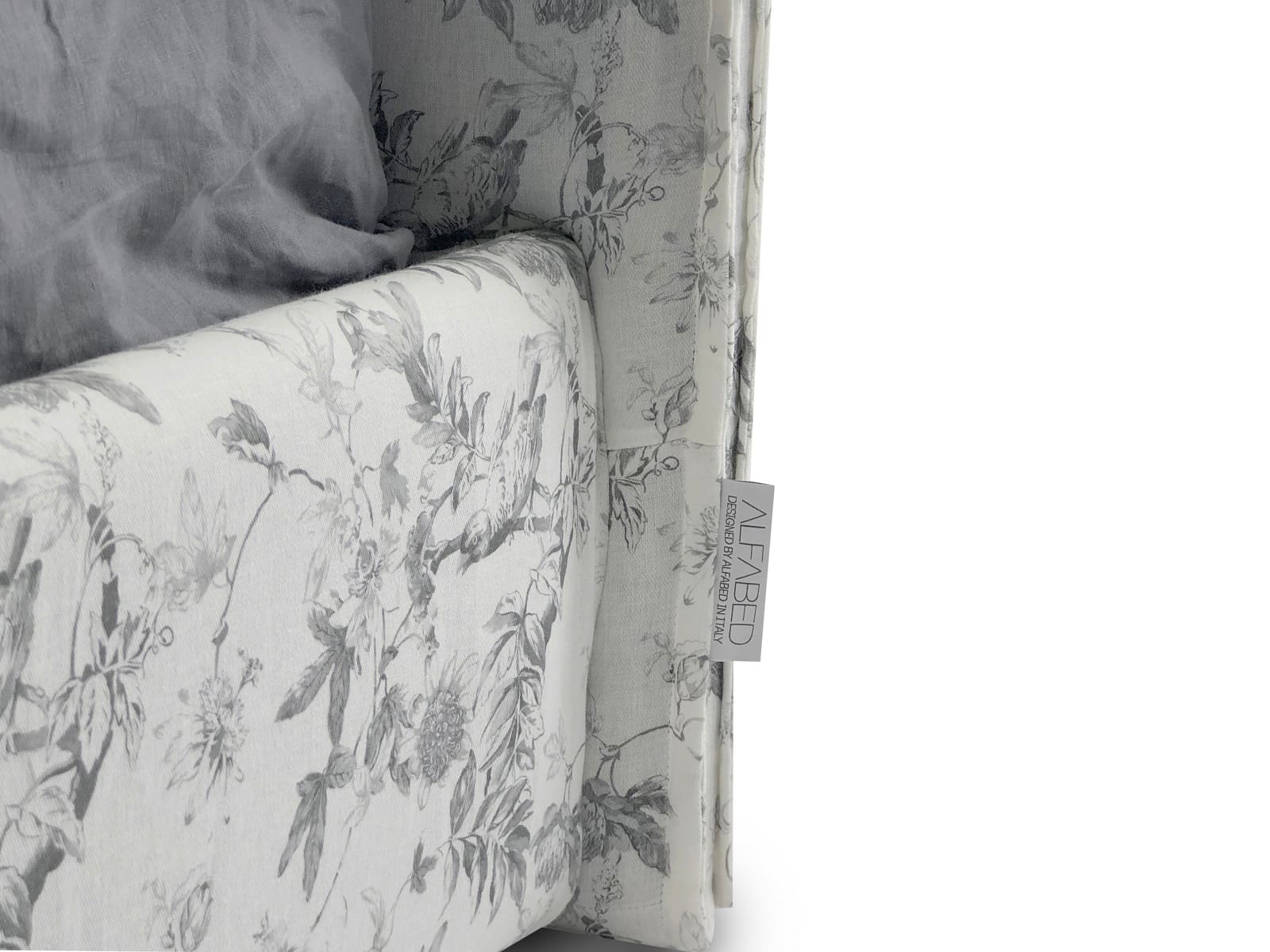 Patul alfabed city limited edition provence birds cu mecanism de ridicare11