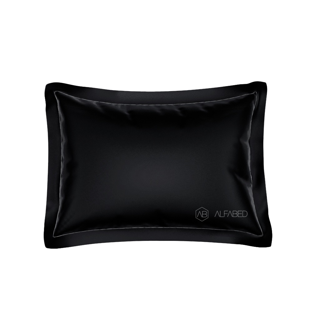 Pillow Case Premium Cotton Sateen Black 5/4