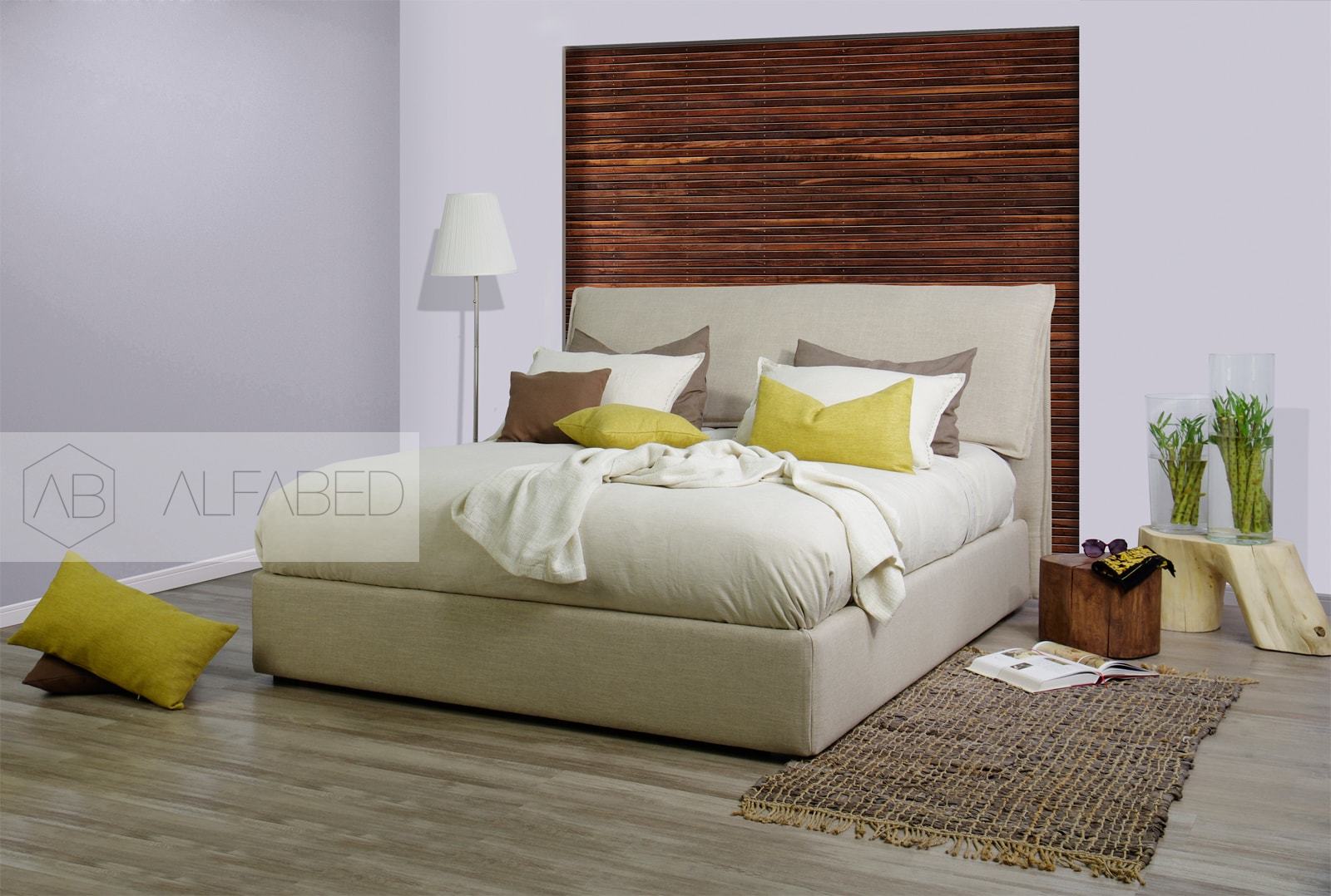 Patul alfabed city limited edition provence birds cu mecanism de ridicare16