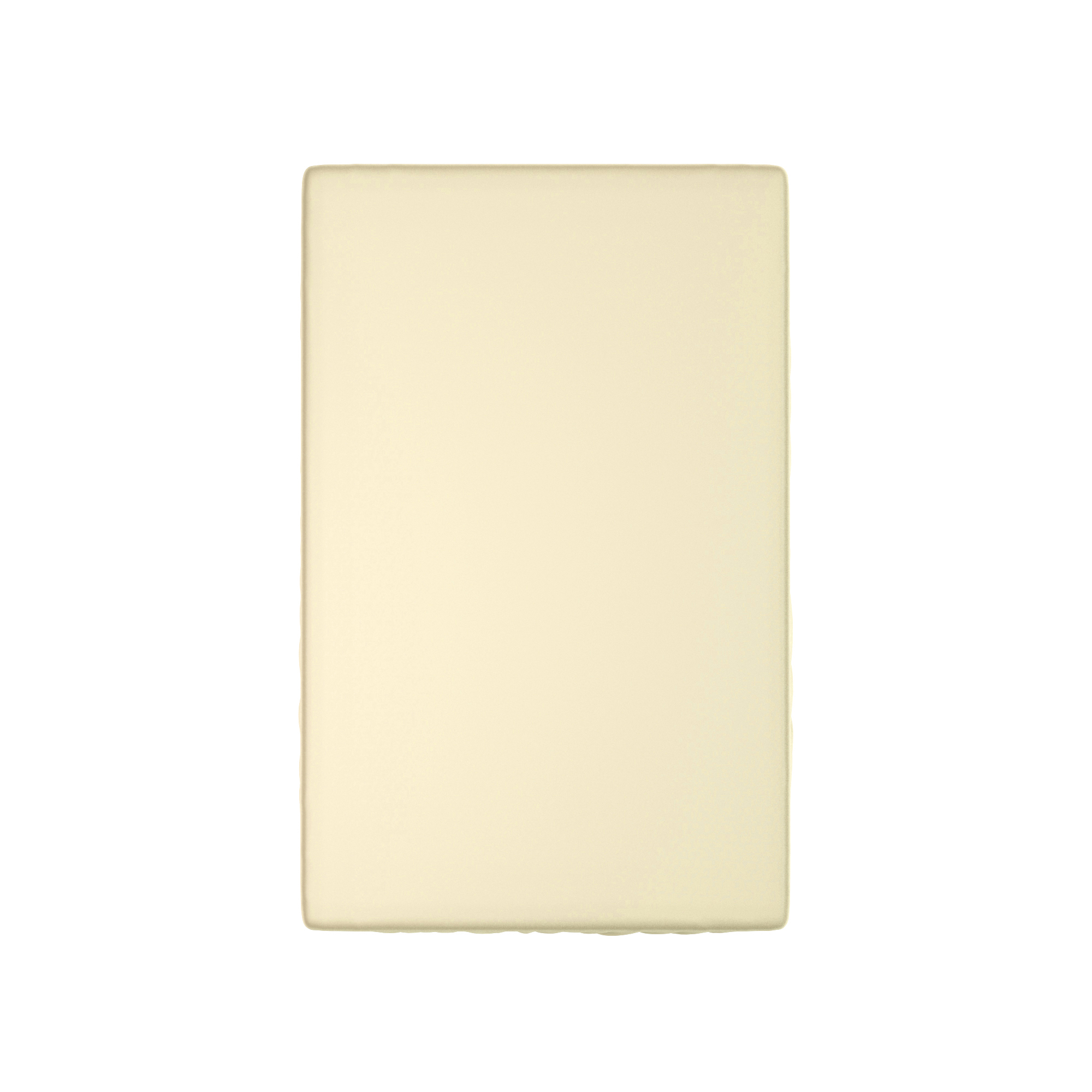 Pillow Top Fitted Sheet Premium Cotton Sateen Cream H-5