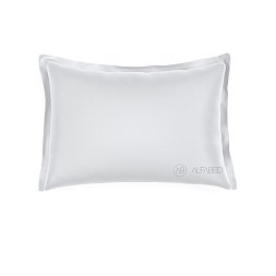 Pillow Case DeLuxe Percale Cotton White W 3/3