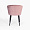 Гарда пыльно-розовый бархат ножки черные для кафе, ресторана, дома, кухни 1888084