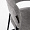 Стул Ливорно светло-серая ткань ножки черный металл для кафе, ресторана, дома, кухни 2075055