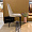 Люцерн бежевый бархат вертикальная прострочка ножки черные для кафе, ресторана, дома, кухни 2126509