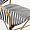 Мирамар плетеный черно-белый, ножки бежевые под бамбук для кафе, ресторана, дома, кухни 2224899