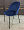 Дижон темно-синий бархат ножки черные для кафе, ресторана, дома, кухни 2035650