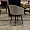 Гарда Нью вращающийся серый бархат ножки черные для кафе, ресторана, дома, кухни 2075101