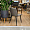 Тревизо темно-серая экокожа для кафе, ресторана, дома, кухни 2110935